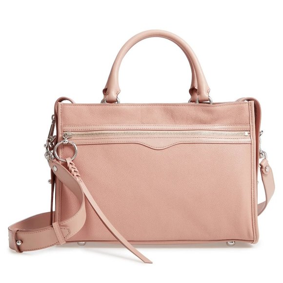 Rebecca Minkoff Bedford Zip Leather Satchel - Picture 1 of 6